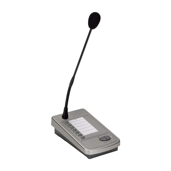 CONSOLA CON PRE AMPLIFICACION DE 6 ZONAS Y LLAMADAS GENERALES