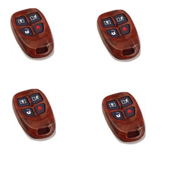 4 ESTUCHES  DE TEXTURA DE MADERA P/ BOTON INALAMBRICO WS4939