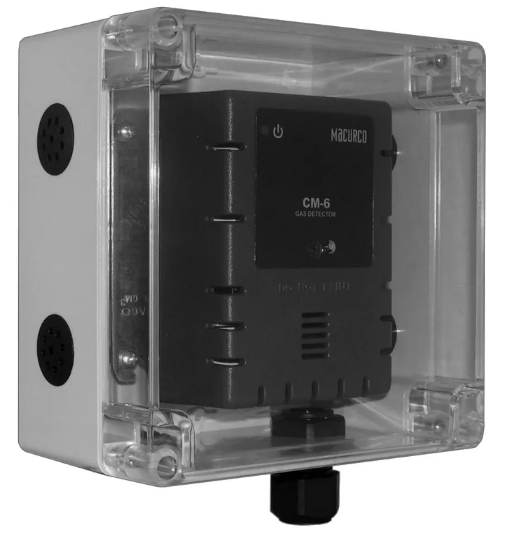 CAJA PARA DETECTOR DE GAS RESISTENTE A LA  INTEMPERIE DE 4