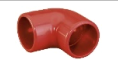 Angle 90° d=25mm, ABS red (10pcs)